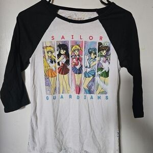 Sailor Moon 3/4 sleeve top